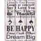 Appendiabiti da Parete con 6 Ganci FAMILY RULES 120x40 cm Appendiabiti da Parete con 6 Ganci FAMILY RULES 120x40 cm