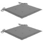 vidaXL Sedie da Giardino 2 pz con Cuscini in Legno Acacia e Acciaio vidaXL Sedie da Giardino 2 pz con Cuscini in Legno Acacia e Acciaio