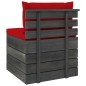 vidaXL Set Divani da Giardino su Pallet 3 pz con Cuscini Massello Pino vidaXL Set Divani da Giardino su Pallet 3 pz con Cuscini Massello Pino
