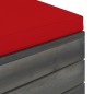 vidaXL Set Divani da Giardino su Pallet 3 pz con Cuscini Massello Pino vidaXL Set Divani da Giardino su Pallet 3 pz con Cuscini Massello Pino