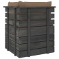 vidaXL Set Divani da Giardino su Pallet 5 pz con Cuscini Massello Pino