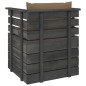 vidaXL Set Divani da Giardino su Pallet 5 pz con Cuscini Massello Pino