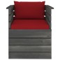 vidaXL Set Divani da Giardino su Pallet 7 pz con Cuscini Massello Pino vidaXL Set Divani da Giardino su Pallet 7 pz con Cuscini Massello Pino