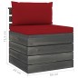 vidaXL Set Divani da Giardino su Pallet 7 pz con Cuscini Massello Pino vidaXL Set Divani da Giardino su Pallet 7 pz con Cuscini Massello Pino