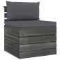 vidaXL Set Divani da Giardino su Pallet 6 pz con Cuscini Massello Pino vidaXL Set Divani da Giardino su Pallet 6 pz con Cuscini Massello Pino