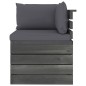 vidaXL Set Divani da Giardino su Pallet 6 pz con Cuscini Massello Pino vidaXL Set Divani da Giardino su Pallet 6 pz con Cuscini Massello Pino