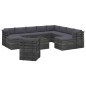vidaXL Set Divani da Giardino Pallet 12 pz con Cuscini Massello Pino vidaXL Set Divani da Giardino Pallet 12 pz con Cuscini Massello Pino