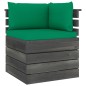 vidaXL Set Divani da Giardino su Pallet 8 pz con Cuscini Massello Pino vidaXL Set Divani da Giardino su Pallet 8 pz con Cuscini Massello Pino