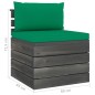 vidaXL Set Divani da Giardino su Pallet 8 pz con Cuscini Massello Pino vidaXL Set Divani da Giardino su Pallet 8 pz con Cuscini Massello Pino