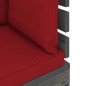 vidaXL Set Divani da Giardino Pallet 11 pz con Cuscini Massello Pino