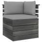 vidaXL Set Divani da Giardino su Pallet 7 pz con Cuscini Massello Pino vidaXL Set Divani da Giardino su Pallet 7 pz con Cuscini Massello Pino