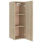 Set di Mobili Porta TV 4 pz Rovere Sonoma in Legno Multistrato Set di Mobili Porta TV 4 pz Rovere Sonoma in Legno Multistrato