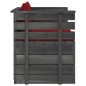 vidaXL Set Divani da Giardino Pallet 12 pz con Cuscini Massello Pino vidaXL Set Divani da Giardino Pallet 12 pz con Cuscini Massello Pino