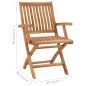 vidaXL Sedie da Giardino 2 pz con Cuscini Azzurro in Massello di Teak vidaXL Sedie da Giardino 2 pz con Cuscini Azzurro in Massello di Teak