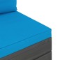 vidaXL Set Divani da Giardino Pallet 12 pz con Cuscini Massello Pino vidaXL Set Divani da Giardino Pallet 12 pz con Cuscini Massello Pino