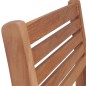 vidaXL Sedie Giardino 4 pz con Cuscini Crema in Massello di Teak vidaXL Sedie Giardino 4 pz con Cuscini Crema in Massello di Teak