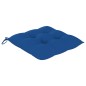 vidaXL Sedie da Giardino 2 pz con Cuscini Blu in Massello di Teak vidaXL Sedie da Giardino 2 pz con Cuscini Blu in Massello di Teak