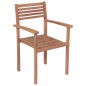vidaXL Sedie da Giardino 2 pz con Cuscini Azzurro in Massello di Teak vidaXL Sedie da Giardino 2 pz con Cuscini Azzurro in Massello di Teak