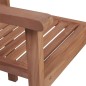 vidaXL Sedie da Giardino 2 pz con Cuscini Azzurro in Massello di Teak vidaXL Sedie da Giardino 2 pz con Cuscini Azzurro in Massello di Teak