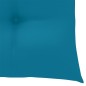 vidaXL Sedie da Giardino 2 pz con Cuscini Azzurro in Massello di Teak vidaXL Sedie da Giardino 2 pz con Cuscini Azzurro in Massello di Teak