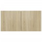 vidaXL Set di Mobili Porta TV 4 pz Rovere Sonoma in Legno Multistrato