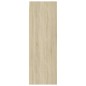 vidaXL Set di Mobili Porta TV 4 pz Rovere Sonoma in Legno Multistrato