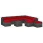 vidaXL Set Divani da Giardino Pallet 12 pz con Cuscini Massello Pino vidaXL Set Divani da Giardino Pallet 12 pz con Cuscini Massello Pino