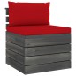 vidaXL Set Divani da Giardino Pallet 12 pz con Cuscini Massello Pino vidaXL Set Divani da Giardino Pallet 12 pz con Cuscini Massello Pino