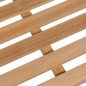 vidaXL Panca da Giardino con Cuscino Antracite 120 cm Massello di Teak