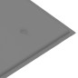 vidaXL Panca da Giardino con Cuscino Grigio 120 cm Massello di Teak vidaXL Panca da Giardino con Cuscino Grigio 120 cm Massello di Teak