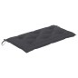 vidaXL Panca da Giardino con Cuscino Antracite 112 cm in Legno di Teak vidaXL Panca da Giardino con Cuscino Antracite 112 cm in Legno di Teak