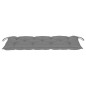 vidaXL Panca da Giardino con Cuscino Grigio 120 cm Massello di Teak vidaXL Panca da Giardino con Cuscino Grigio 120 cm Massello di Teak