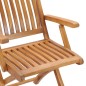 vidaXL Sedie da Giardino 2 pz Cuscini Bianco Crema in Massello di Teak vidaXL Sedie da Giardino 2 pz Cuscini Bianco Crema in Massello di Teak