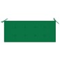 vidaXL Panca da Giardino con Cuscino Verde 120 cm Massello di Teak vidaXL Panca da Giardino con Cuscino Verde 120 cm Massello di Teak