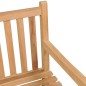 vidaXL Panca da Giardino con Cuscino Azzurro 120 cm Massello di Teak vidaXL Panca da Giardino con Cuscino Azzurro 120 cm Massello di Teak