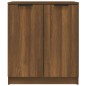 Credenze 2 pz Rovere Marrone 60x30x70 cm in Legno Multistrato Credenze 2 pz Rovere Marrone 60x30x70 cm in Legno Multistrato