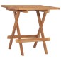 vidaXL Set da Pranzo Giardino Pieghevole 3 pz Cuscino Massello di Teak vidaXL Set da Pranzo Giardino Pieghevole 3 pz Cuscino Massello di Teak