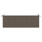 vidaXL Panchina da Giardino Impilabile con Cuscino 159cm Teak Massello vidaXL Panchina da Giardino Impilabile con Cuscino 159cm Teak Massello