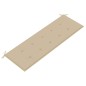 vidaXL Panchina da Giardino Impilabile con Cuscino 159cm Teak Massello vidaXL Panchina da Giardino Impilabile con Cuscino 159cm Teak Massello