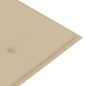 vidaXL Panchina da Giardino Impilabile con Cuscino 159cm Teak Massello vidaXL Panchina da Giardino Impilabile con Cuscino 159cm Teak Massello