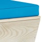vidaXL Set Divani da Giardino su Pallet 4 pz con Cuscini Legno Abete vidaXL Set Divani da Giardino su Pallet 4 pz con Cuscini Legno Abete