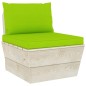 vidaXL Set Divani da Giardino su Pallet 6 pz con Cuscini Legno Abete
