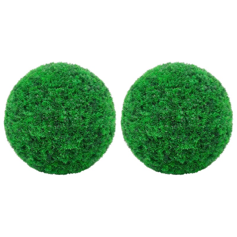 Sfere di Bosso Artificiale 2 pz 27 cm Sfere di Bosso Artificiale 2 pz 27 cm
