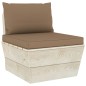 vidaXL Set Divani da Giardino su Pallet 6 pz con Cuscini Legno Abete vidaXL Set Divani da Giardino su Pallet 6 pz con Cuscini Legno Abete