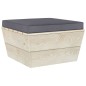 vidaXL Set Divani da Giardino su Pallet 4 pz con Cuscini Legno Abete vidaXL Set Divani da Giardino su Pallet 4 pz con Cuscini Legno Abete