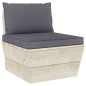 vidaXL Set Divani da Giardino su Pallet 5 pz con Cuscini Legno Abete