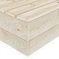 vidaXL Set Divani da Giardino su Pallet 5 pz con Cuscini Legno Abete vidaXL Set Divani da Giardino su Pallet 5 pz con Cuscini Legno Abete