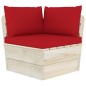 vidaXL Set Divani da Giardino su Pallet 5 pz con Cuscini Legno Abete vidaXL Set Divani da Giardino su Pallet 5 pz con Cuscini Legno Abete