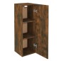 Set Mobili Porta TV 8pz Rovere Fumo in Legno Multistrato Set Mobili Porta TV 8pz Rovere Fumo in Legno Multistrato