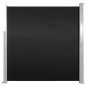 vidaXL Tenda da Sole Laterale Retrattile 140 x 300 cm Nera vidaXL Tenda da Sole Laterale Retrattile 140 x 300 cm Nera